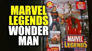 Marvel Legends Wonder Man Avengers Legendary Riders Toybiz Toy Biz Action Figure Unboxing and Review