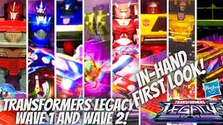 Transformers Legacy Wave 1 And Wave 2 In-Hand First Look!