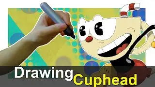 How to draw Cuphead