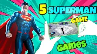 I Found 5 Hidden 😱 Superman Games 🤯 On Mobile 