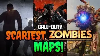 TOP 5 SCARY COD ZOMBIES MAPS OF ALL TIME!