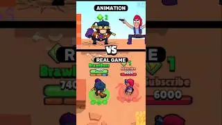 Мико против Кольта | Анимация против игры #brawlstars #v #animation