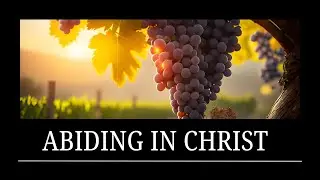 Abiding in Christ pt.3 | Dr.Robbie Crisp