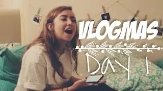 VLOGMAS DAY 1 | Fire In Our Room + Meet My Suitemates!