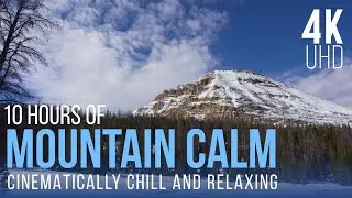 10 Hours of Mountain Calm | Mirror Lake, Utah | Cinematically Chill Loop | 4K UHD