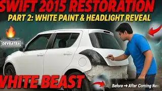 Shocking Transformation 😳🔥 Swift 2015 Restoration Part 2 | New Look After Paint Dev Ratra 