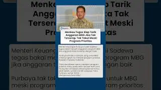 Menkeu Purbaya Ancam Tarik Anggaran MBG Jika Tak Terserap, Tak Takut Meski Program Prioritas Prabowo
