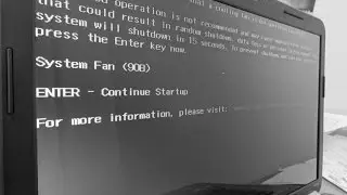 Как решить System FAN (90B) | How to fix system fan 90b
