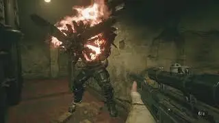 Resident Evil Village the wind turbine / metal fan monster boss fight