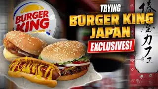 Trying Exclusive Items at Burger King Japan!