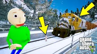BALDİ DURDURULMASI İMKANSIZ TRENİ 1 SANİYEDE DURDUR! - GTA 5