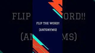 Antonyms 😎 #ytshorts #antonyms #english #youtubeshorts #kids