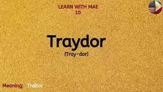 PART 43:  25 Common Tagalog words | Learn Tagalog with Mae (ENGLISH - TAGALOG VOCABULARY)