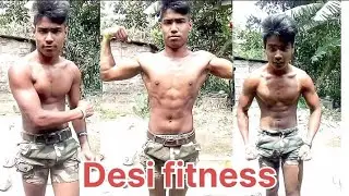 #Desi gym new video #fitness challenge💪🔥 Desi natural body..