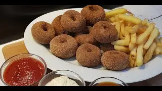 دونات الدجاج المقلية