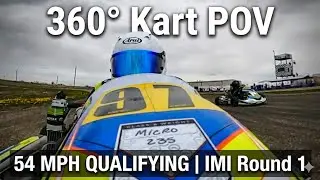 360&deg; Go-Kart Qualifying at IMI Motorsports | Round 1 (Top Speed 54 MPH, 1:05.562 Best Lap)