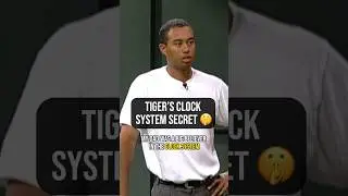 Tiger Woods on the clock system 🏌️&zwj;♂️⏰ #golf #tigerwoods #shorts