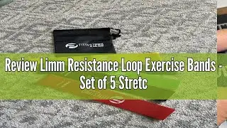 Review Limm Resistance Loop Exercise Bands - Set of 5 Stretch Bands for Working Out with Instruction