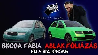 SKODA FABIA AUTÓÜVEG FÓLIÁZÁS | MENNYIBE KERÜL A LEGÁLIS FÓLIÁZÁS? | ABLAK SÖTÉTÍTÉS