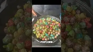 From regular popcorn to a burst of vibrant, magical colors.