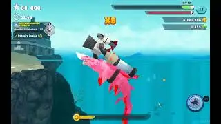 Nettoyage de L'oc&eacute;an (Hungry shark &eacute;volution avec Luminite et ses amis) PARTIE 3