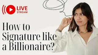Signature Explore is live! Signature like a Boss | Billionaire signature