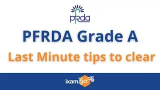 Last Minute tips to clear PFRDA 2021 | By Anshul Malik