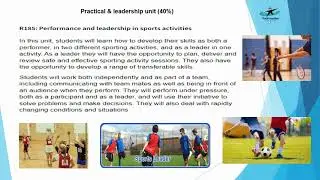 OCR Cambridge National Sports Studies