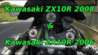 Vergleich Kawasaki ZX10R 2008 & ZX10R 2006 | Motovlog #30 | GoPro
