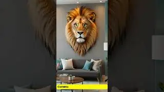 Majestic 3D Lion Laser Cut Wall Art shorte bundle #glowforge #logo #lasercut #laserengraving #xtool