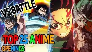 Top 25 Anime Openings - VS Battle - Mazingerdestro