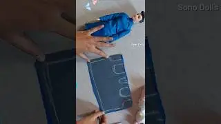 How to make ken doll coat on suit 😍  DIY ken doll suit