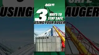 Stay safe while using your grain auger this #harvest. #farmequipment #farmsafety