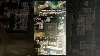 Android tv processor ic remove #smd #components #ledtv #electronic  #repair
