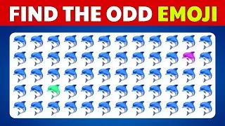 Find the ODD One Out 👀 Emoji Edition | 50 Rounds Emoji Eye Test Challenge