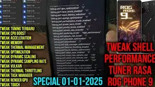 ⚡2025 Tuning No Root Real Tweak Shell Performance Tuner+Optimization+Memory+Gpu Accelaration+Thermal