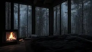 Gentle Rain Sounds at a Quiet Forest Cabin (No Ads) | Deep Relaxation, Nervous System Calm & Sleep
