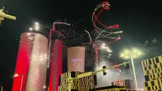 Lusail, Qatar 🇶🇦 New Year Fireworks & Drone Show 2026