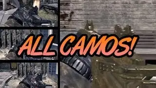 Call of Duty Ghosts - ALL CAMOS ON WEAPONS! (Gold, Crocodile, Green, Kiss of Death & More)