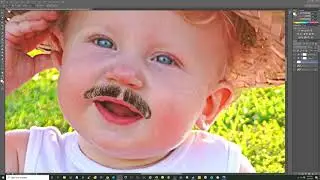 How to Remove a Hand from a Photo and Add a Mustache