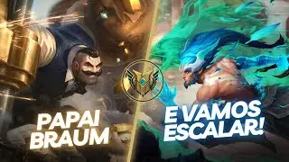 S&Oacute; PEGARAM BONECO LATE GAME! - BRAUM GAMEPLAY - LEAGUE OF LEGENDS WILD RIFT
