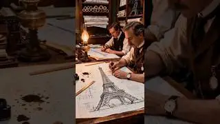 Eiffel Tower kaise banaa#trending #construction