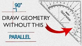 Geometrical Drawing Techniques | PART 001 - Technical Drawing for Architecture