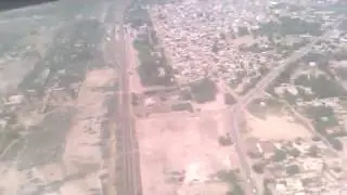Shorkot Top View - From C-130 Airplane Landing At Rafiqui Air Base ! 2014  Airplane Noise