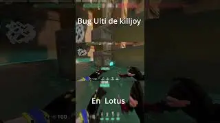 Bug Ulti de Killjoy atravesada en una caja en Lotus |  #shorts  #bug #valorant #lotus