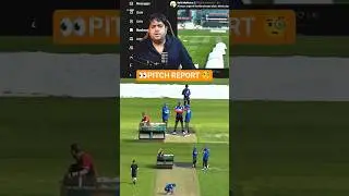 🧐 PITCH REPORT IND VS ENG ✅ | AB CRICINFO REACTION 😎 #abcricinfo #indvseng #pitchreport #indiansquad
