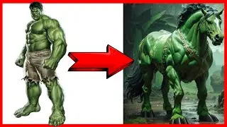 SUPERHEROES but HORSE💥ALL CHARACTER [ MARVEL & DC ]