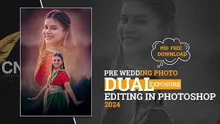 Trending Pre Wedding Poster Design in Photoshop Tutorial
