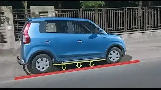 Ground Clearance comparison - WagonR 2019, Baleno, Tiago, Ignis, Kwid etc. in HINDI | TTG