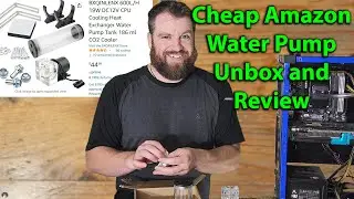 Cheap Water Cooling Pump Combo! Install and Review!